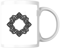 Thumbnail for Celtic Knot Mandala Mug | Intricate Tribal Geometric Coffee Mug | Irish Heritage Gift