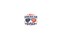 Thumbnail for All American Dad Throw Pillow | Patriotic Sunglasses Decorative Pillow | 4th Of July Gift