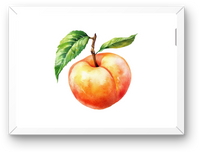 Thumbnail for Watercolor Peach Wall Art | Fresh Fruit Kitchen Print | Bakery Foodie Gift